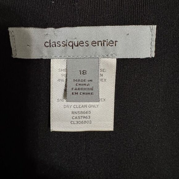 Classiques Entier black ribbed pencil skirt size 18 - Picture 6 of 7